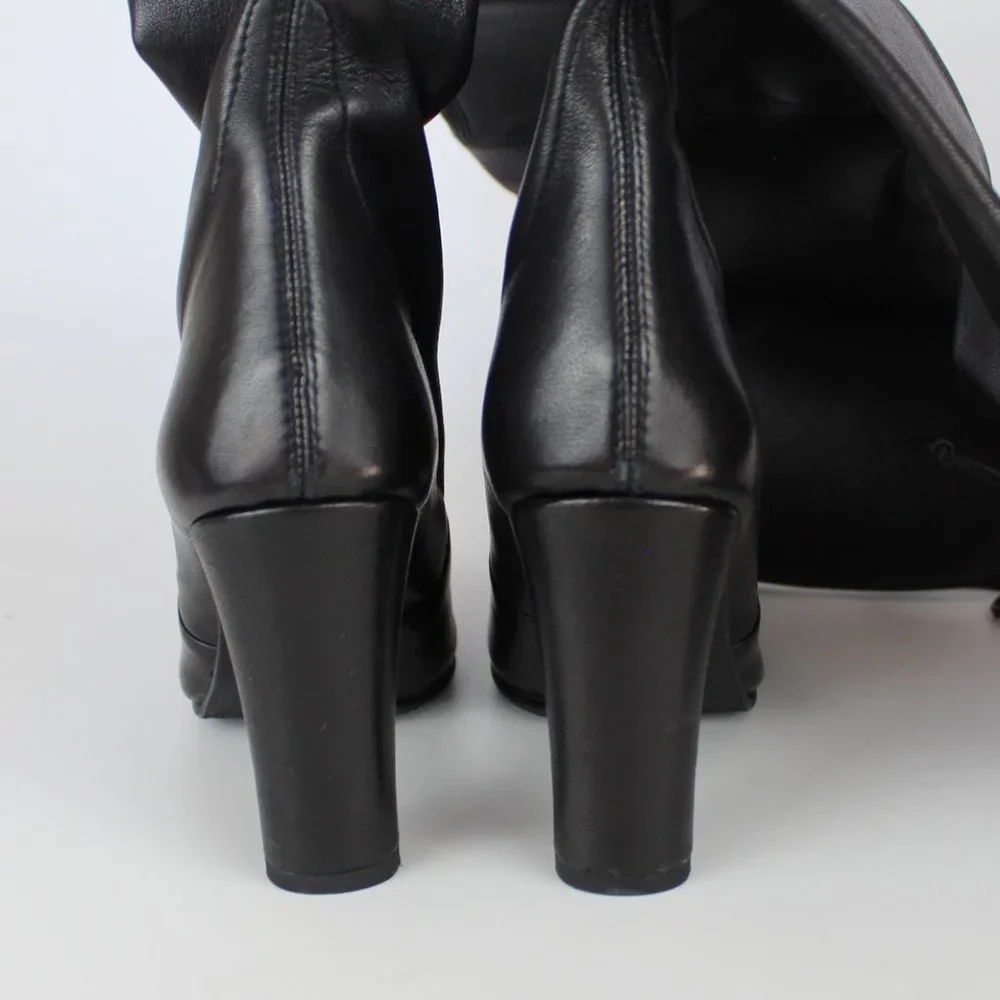 NEW Stuart Weitzman Highland Leather Iconic Over the Knee OTK Boots